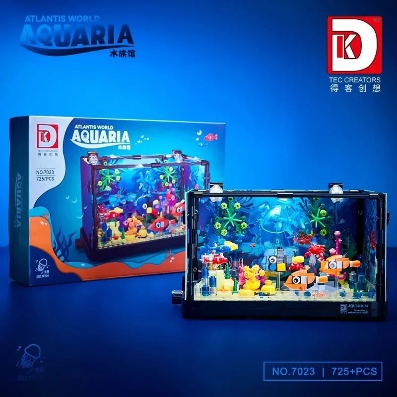 Aquarium Fish Lego - 3 Underwater World Aquarium Puzzle Building