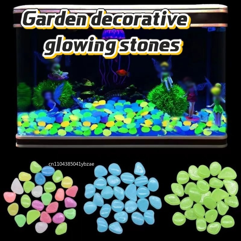 Aquarium Decoration Rock - 100-1000 Pcs Luminous Rock, Stone Luminous