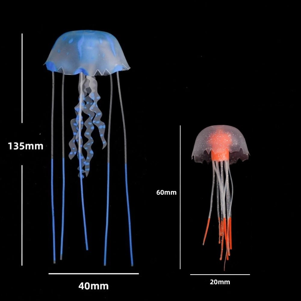 Silicone Simulated Jellyfish G - Aquarium Fish Discus 评论和价格