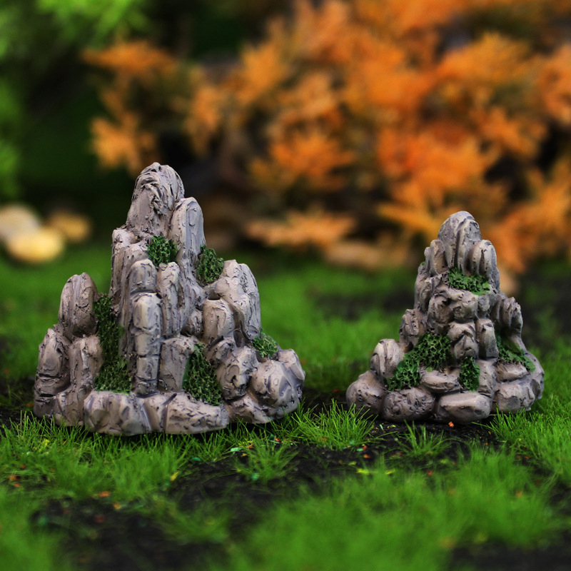 Mini Mountain Miniature Fake S - Aquarium Decoration Rock 评论和价格