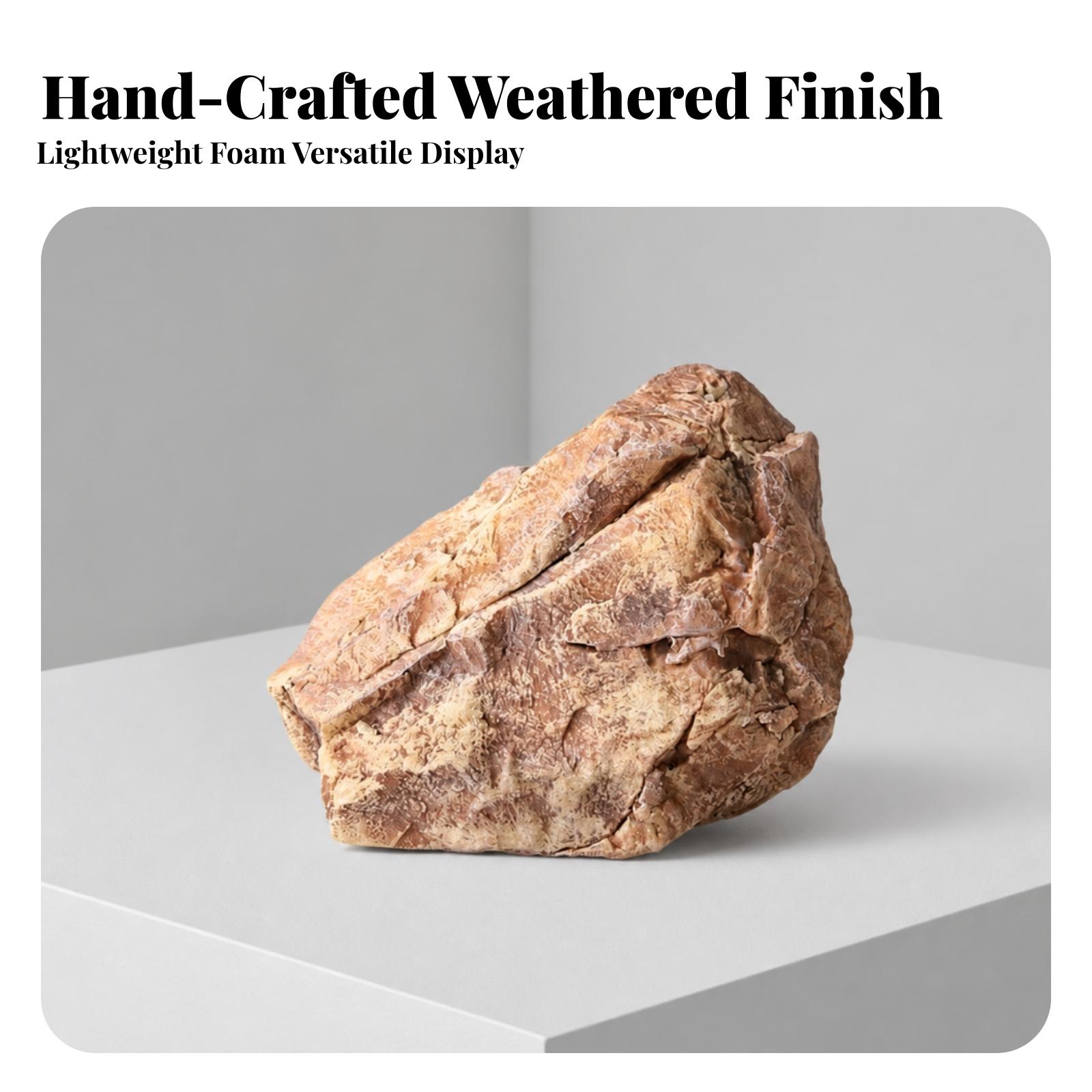 Realistic Faux Stone Sculpture - Aquarium Decoration Rock 评论和价格