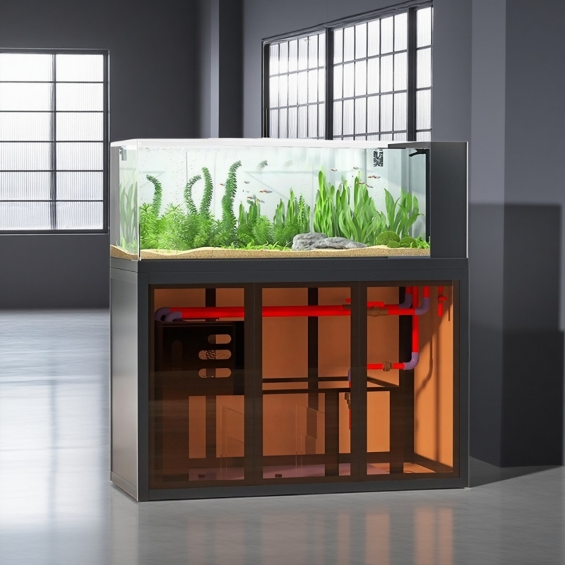 Industrial-style aquascape fis - Aquarium Fish Low Maintenance 评论和价格