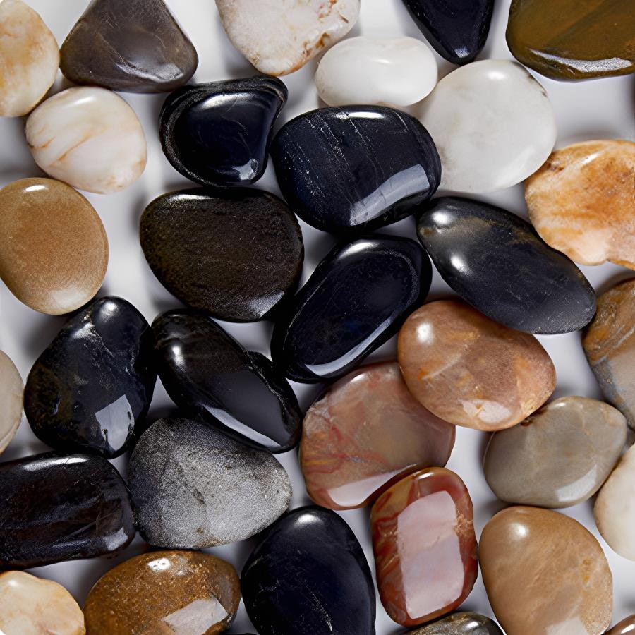 300-700g Smooth River Pebbles, - Aquarium Decoration Rock 评论和价格
