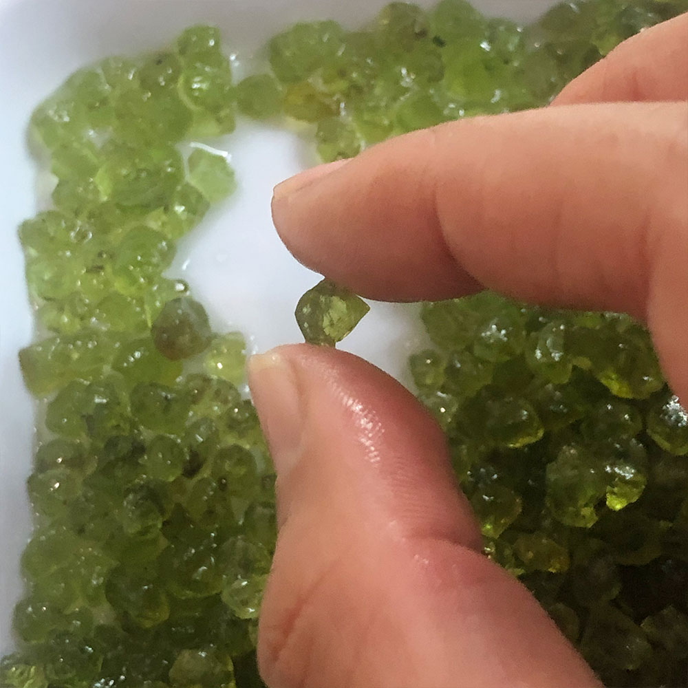 20g/Pack Natural Peridot Olivi - Aquarium Decoration Rock 评论和价格
