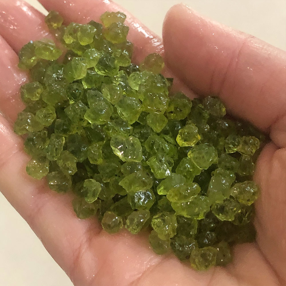 20g/Pack Natural Peridot Olivi - Aquarium Decoration Rock 评论和价格