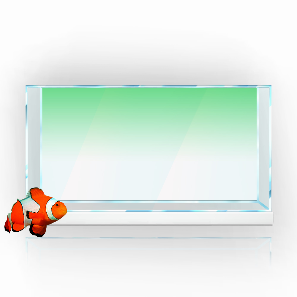 Fish Tank Background Sticker W - Aquarium Fish Yellow 评论和价格