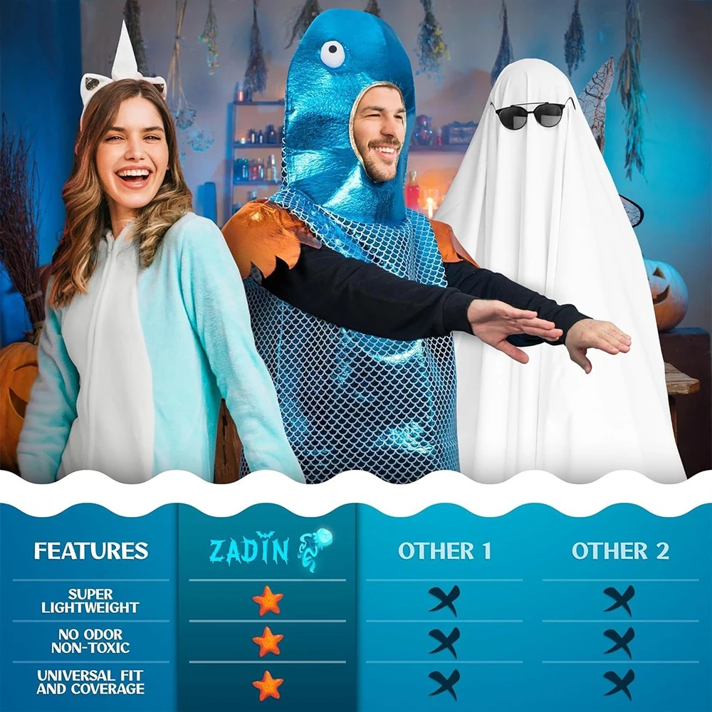 Shiny Blue Fish Costume Metall - Aquarium Fish Yellow 评论和价格