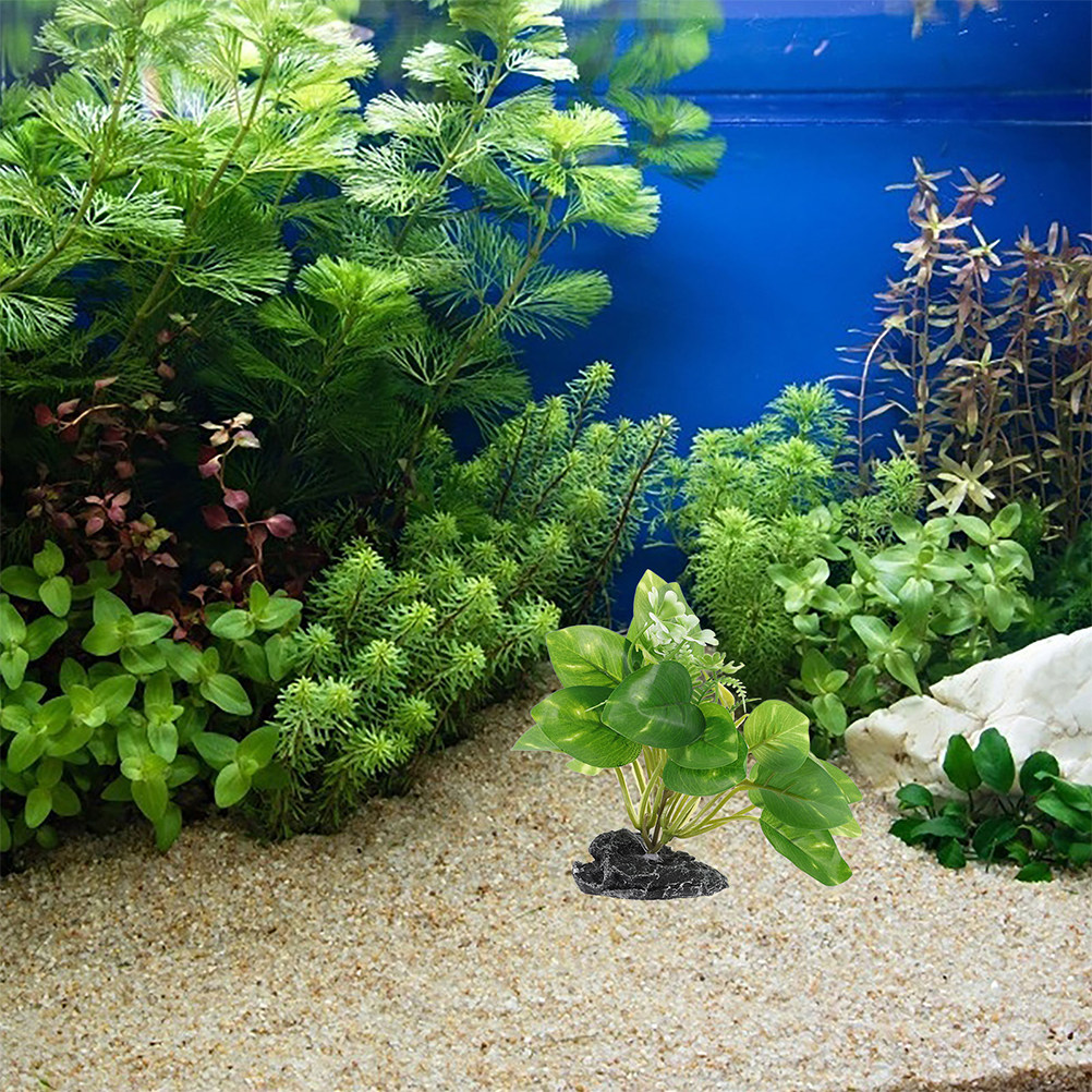 2pcs Fake Plants for Fish Tank - Aquarium Fish Low Maintenance 评论和价格