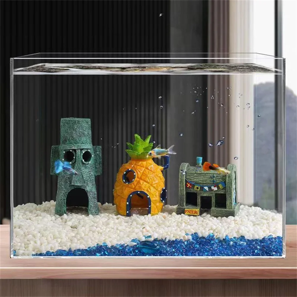 3pcs Cartoon Fish Tank Decorat - Aquarium Fish Japan 评论和价格