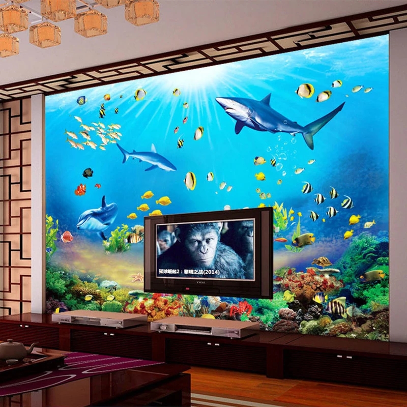 Customized Wallpaper HD Underw - Aquarium Fish Wallpaper Hd 评论和价格
