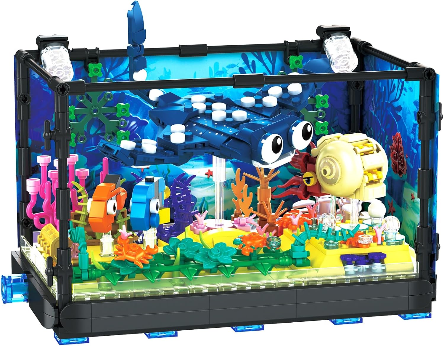 Fish Tank Building Set - Marin - Aquarium Fish Lego 评论和价格