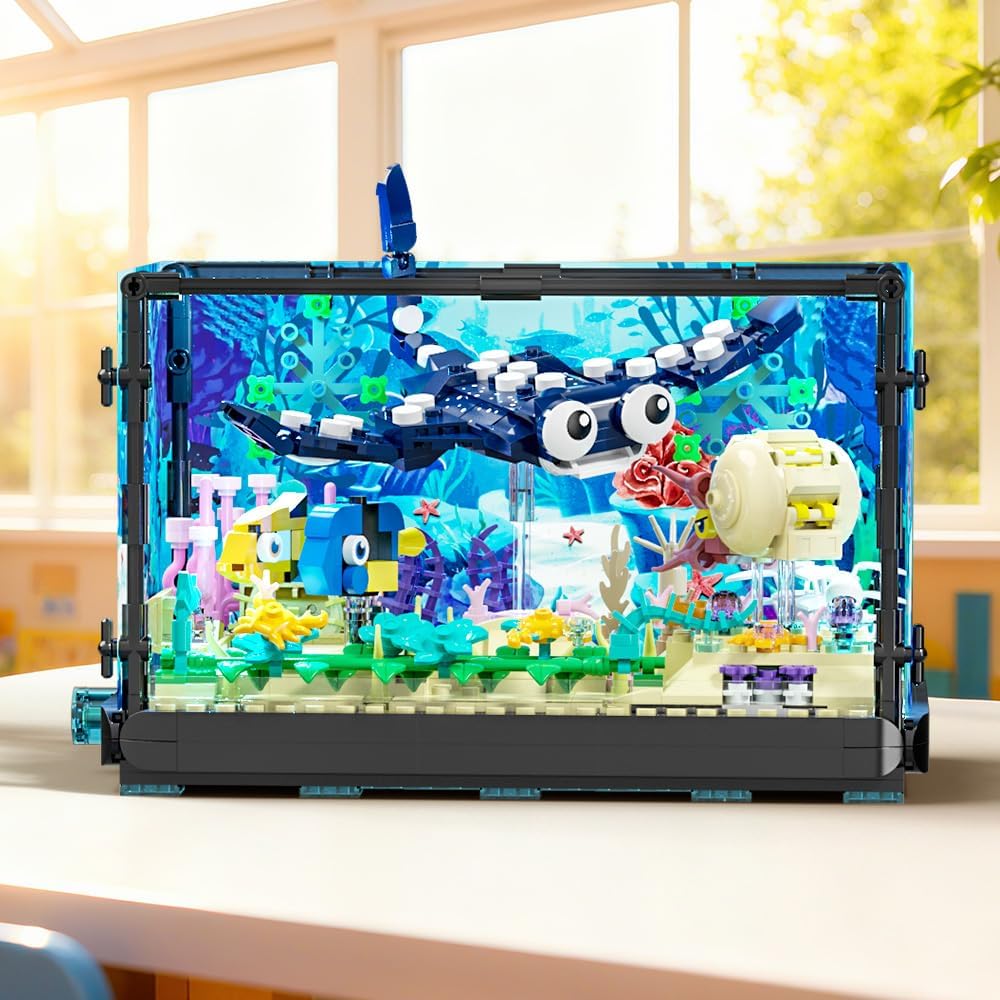 Fish Tank Building Set - Marin - Aquarium Fish Lego 评论和价格
