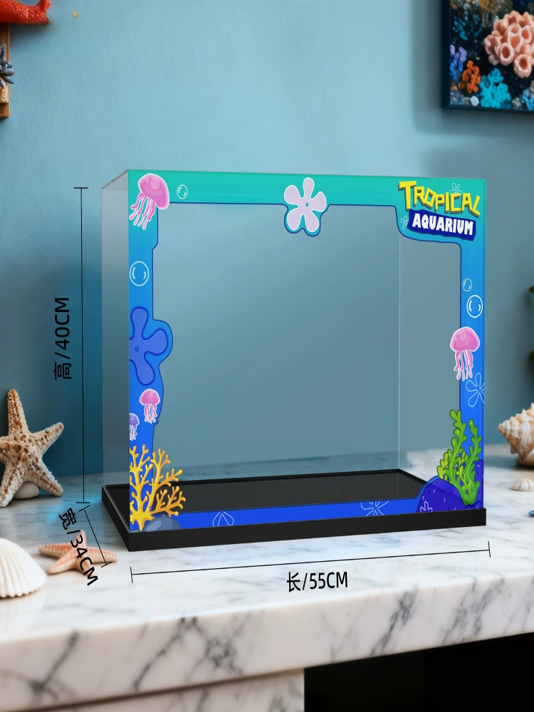 Acrylic transparent display bo - Aquarium Fish Lego 评论和价格