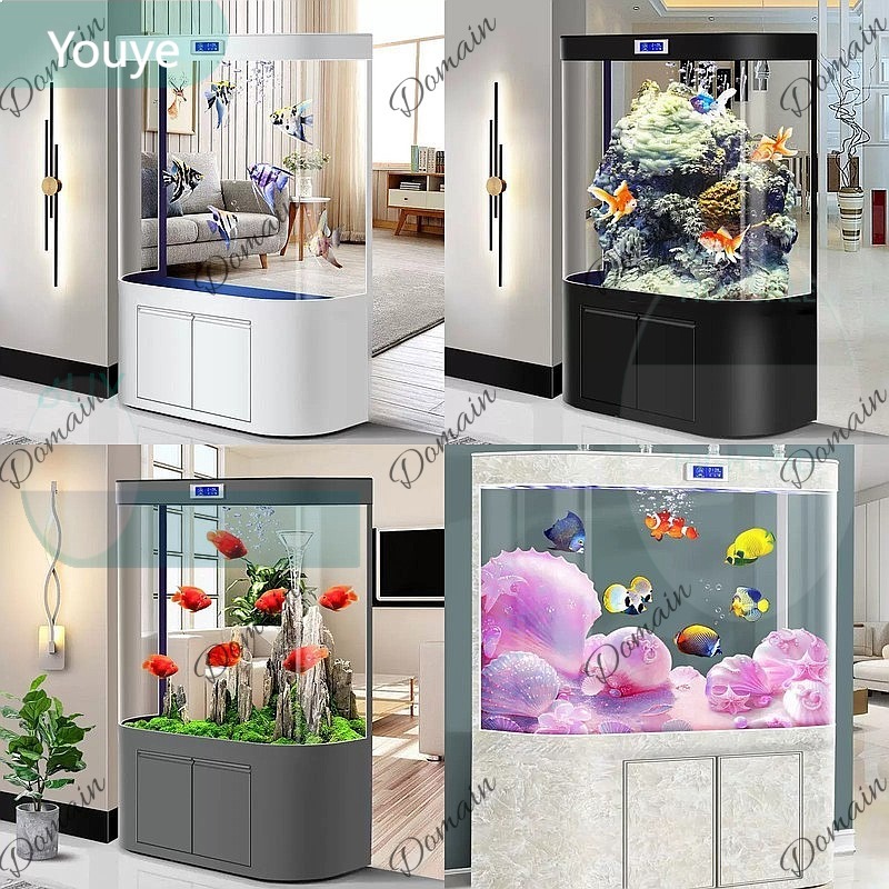 ZL Large Fish Tank Living Room - Aquarium Fish Low Maintenance 评论和价格