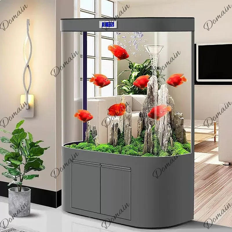 ZL Large Fish Tank Living Room - Aquarium Fish Low Maintenance 评论和价格