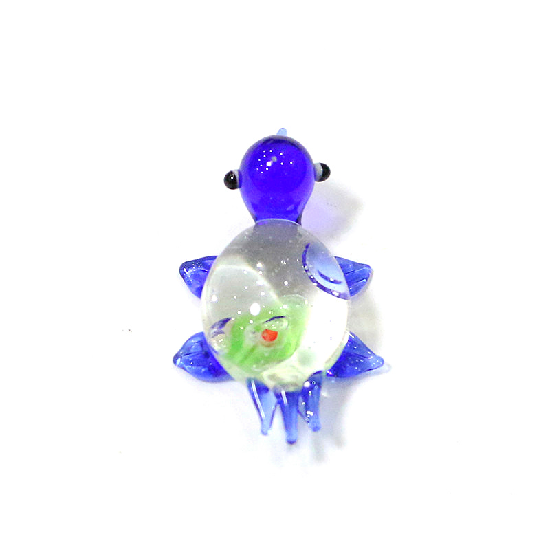 1pc Mini Glass Turtle Figurine - Aquarium Fish Japan 评论和价格