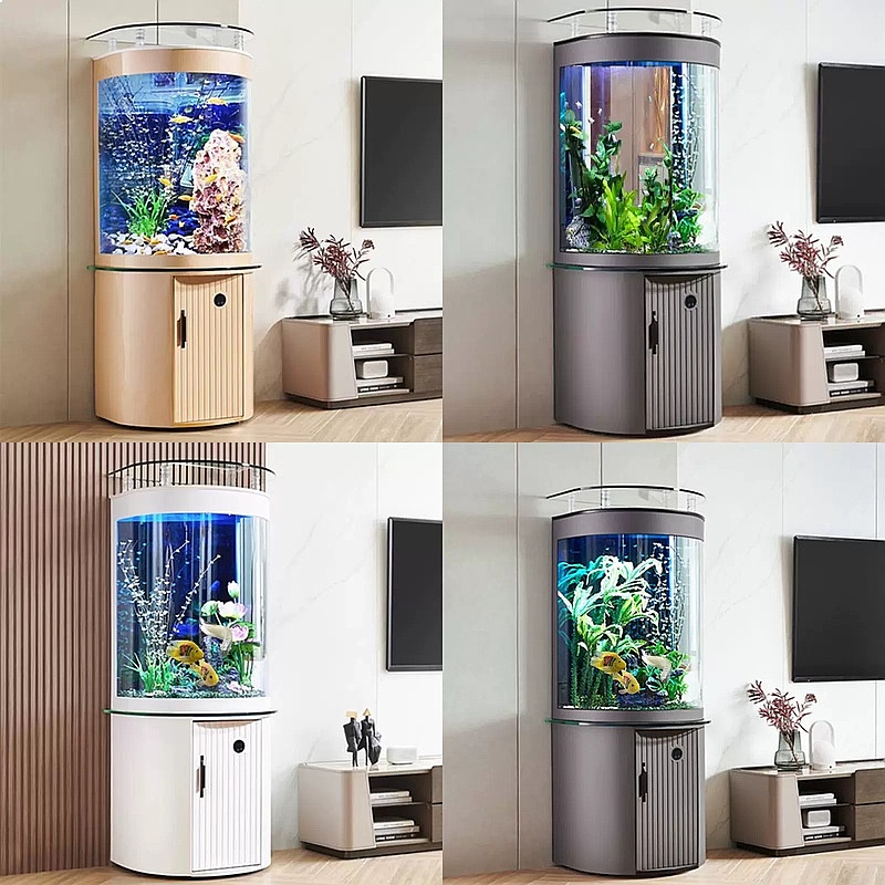 Semi-Circle Bottom Filter Glas - Aquarium Fish Low Maintenance 评论和价格