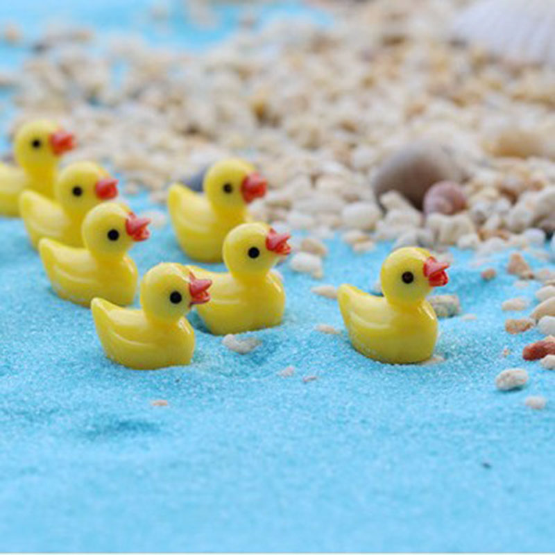 Cute Mini Yellow Duck Floating - Aquarium Fish Yellow 评论和价格