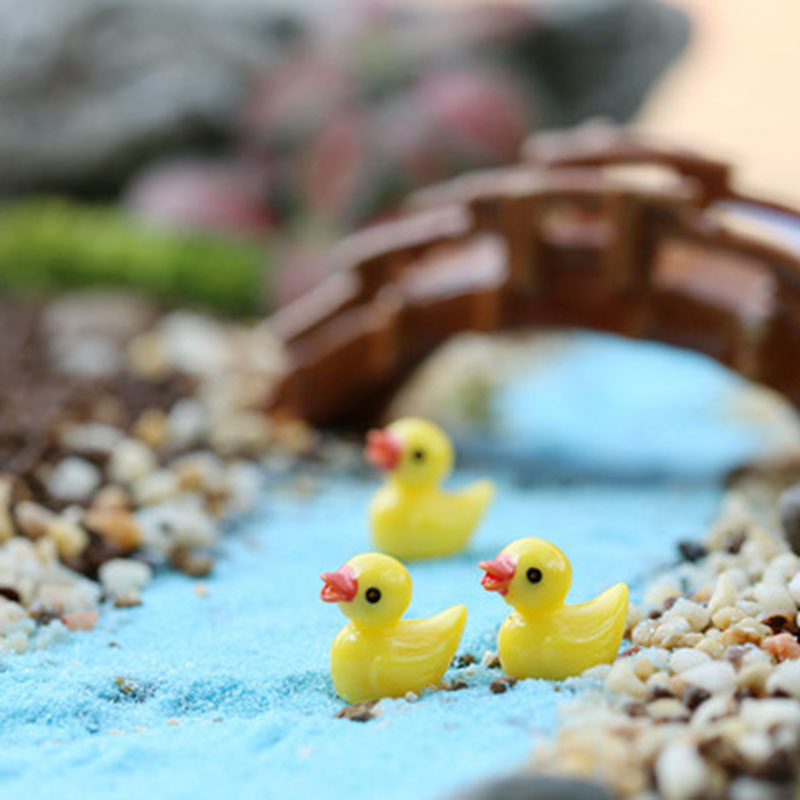 Cute Mini Yellow Duck Floating - Aquarium Fish Yellow 评论和价格
