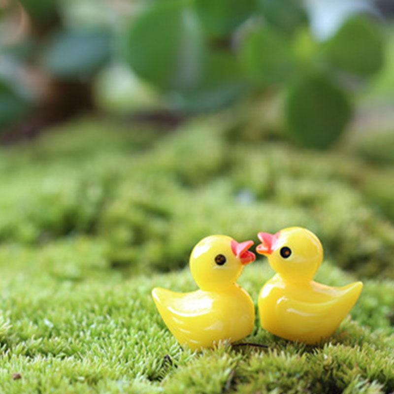 Cute Mini Yellow Duck Floating - Aquarium Fish Yellow 评论和价格