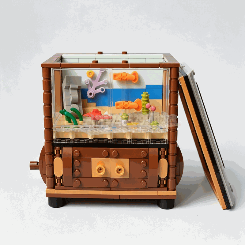 551 Pcs Animated Aquarium Buil - Aquarium Fish Lego 评论和价格