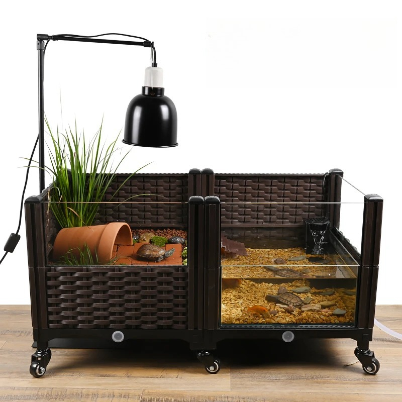 Eco Turtle Tank with Basking P - Aquarium Fish Yellow 评论和价格