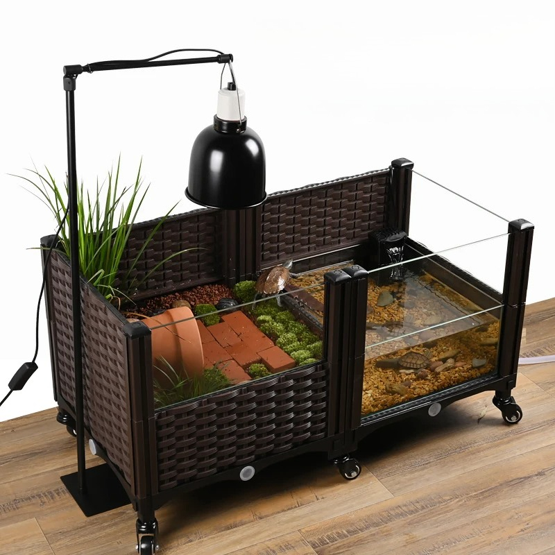 Eco Turtle Tank with Basking P - Aquarium Fish Yellow 评论和价格