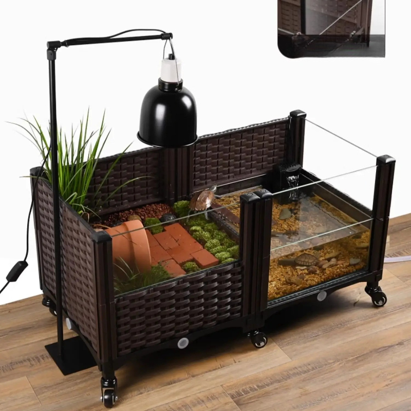 Eco Turtle Tank with Basking P - Aquarium Fish Yellow 评论和价格