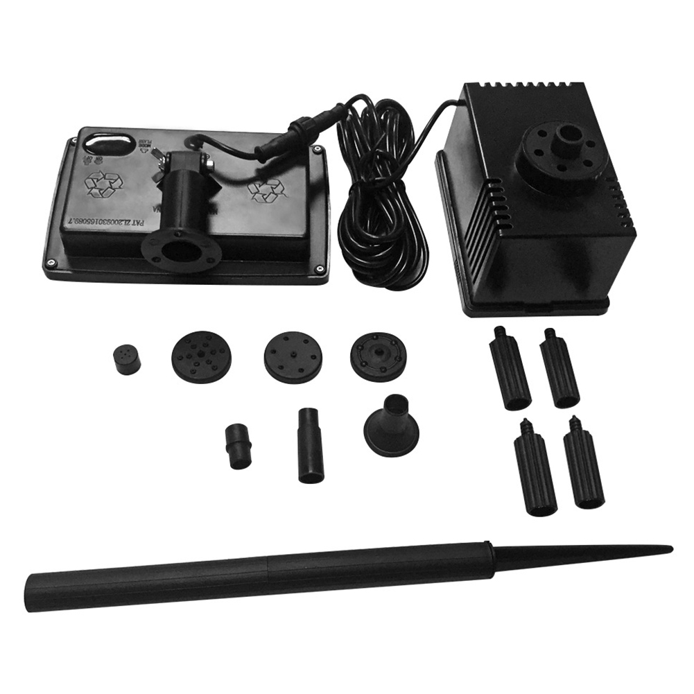 1.5W 7V Solar Fountain Pump Wi - Fish Tank Filter 评论和价格