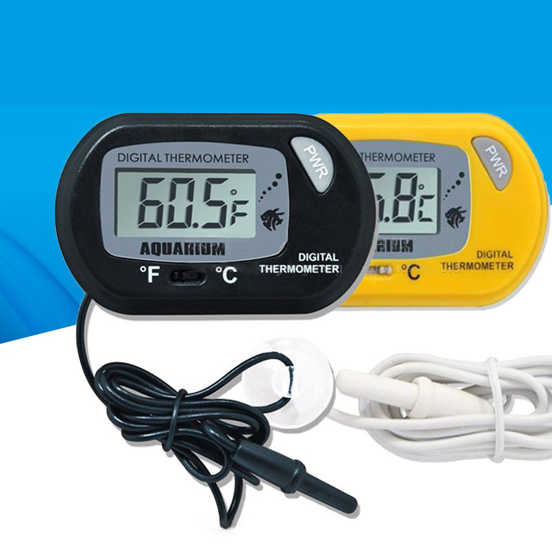 1PC 58*37mm Fish Tank Digital  - Aquarium Fish Yellow 评论和价格