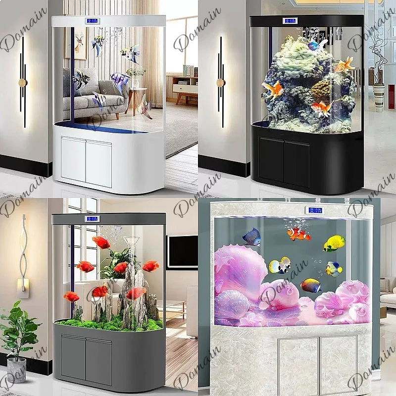 B80 Large Fish Tank Living Roo - Aquarium Fish Low Maintenance 评论和价格