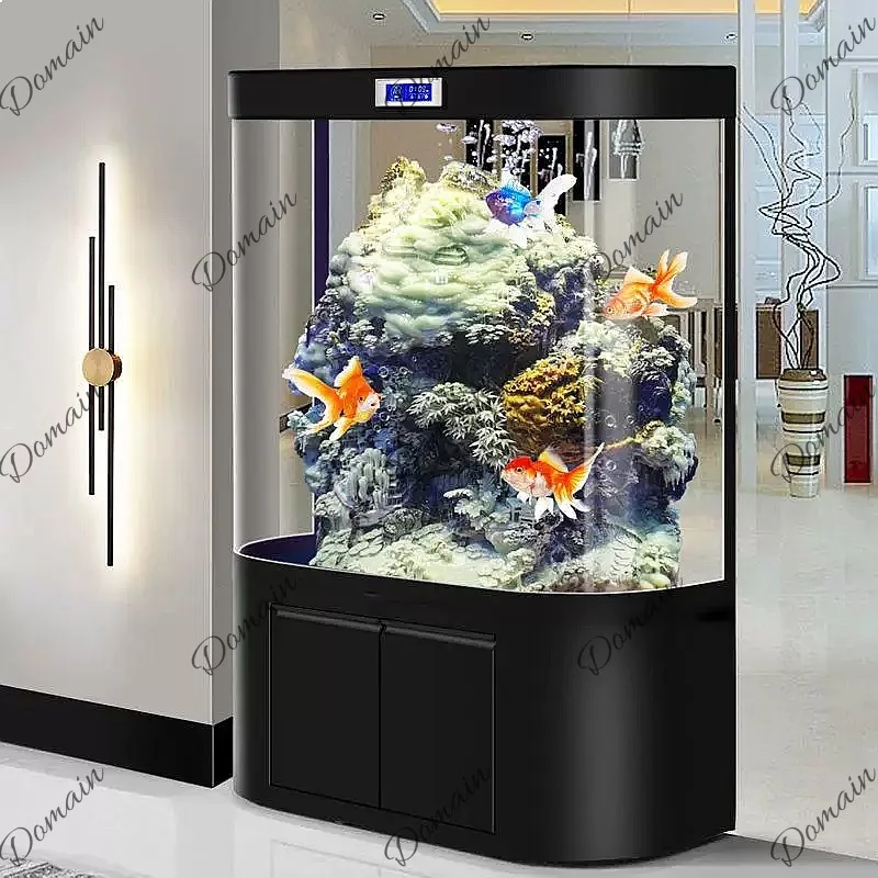 B80 Large Fish Tank Living Roo - Aquarium Fish Low Maintenance 评论和价格