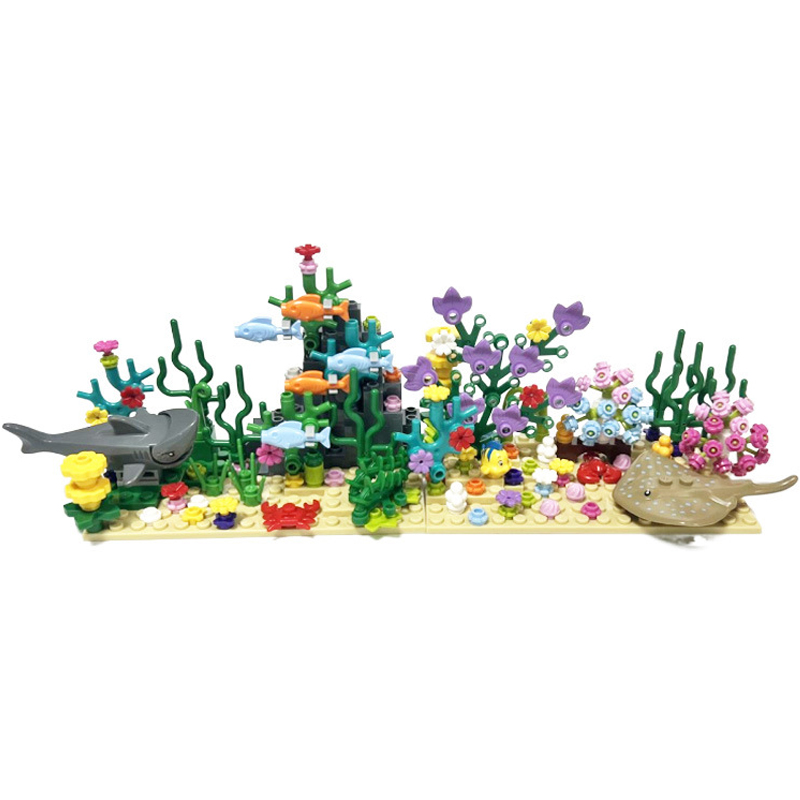 City MOC Aquarium Underwater W - Aquarium Fish Lego 评论和价格