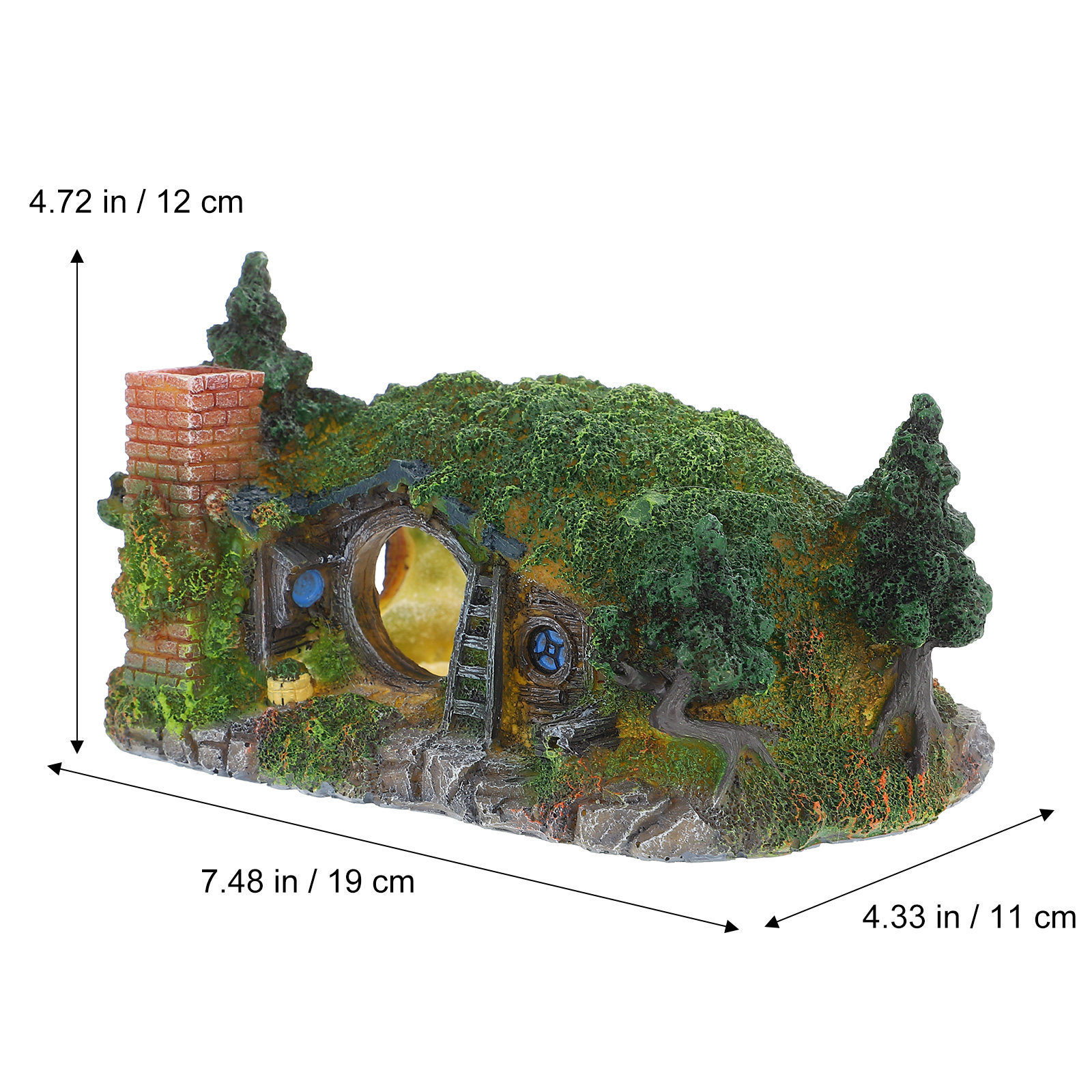 1Pcs Aquarium Ornament Resin F - Aquarium Fish Low Maintenance 评论和价格